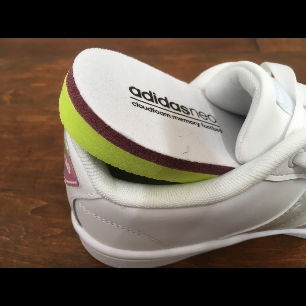 Adidas White Cloudfoam Memory Sneakers - Picture 7 of 7